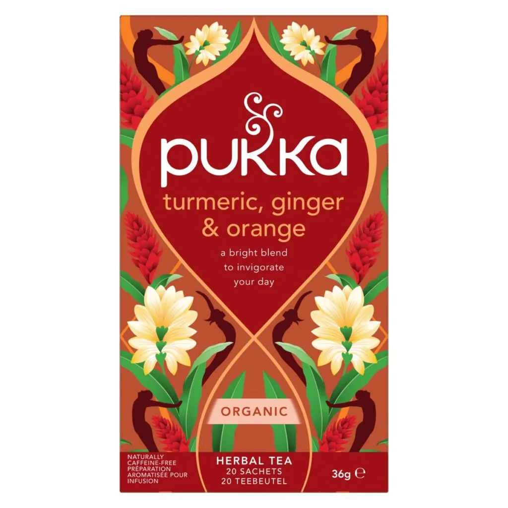 Pukka Organic Teas Turmeric, Ginger & Orange (20 zakjes)