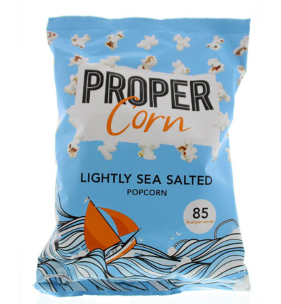 Proper Popcorn Lightly Sea Salted (70 gr)