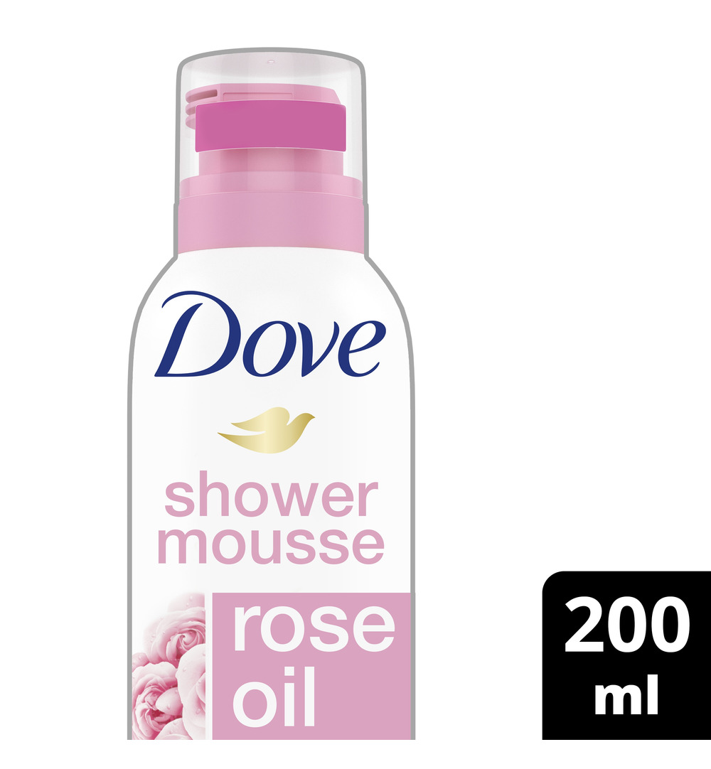 Dove Shower mousse rose oil (200 ml)