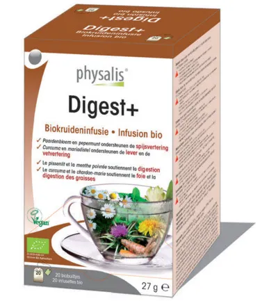Physalis Digest+ Thee Bio (20 stuks)