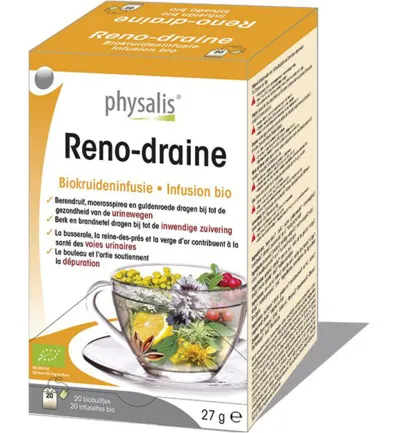 Physalis Reno-Drain Thee Bio (20 stuks)