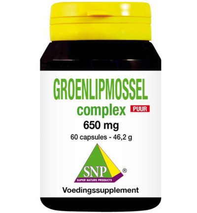 Snpgroenlipmossel complex puur (60 capsules)