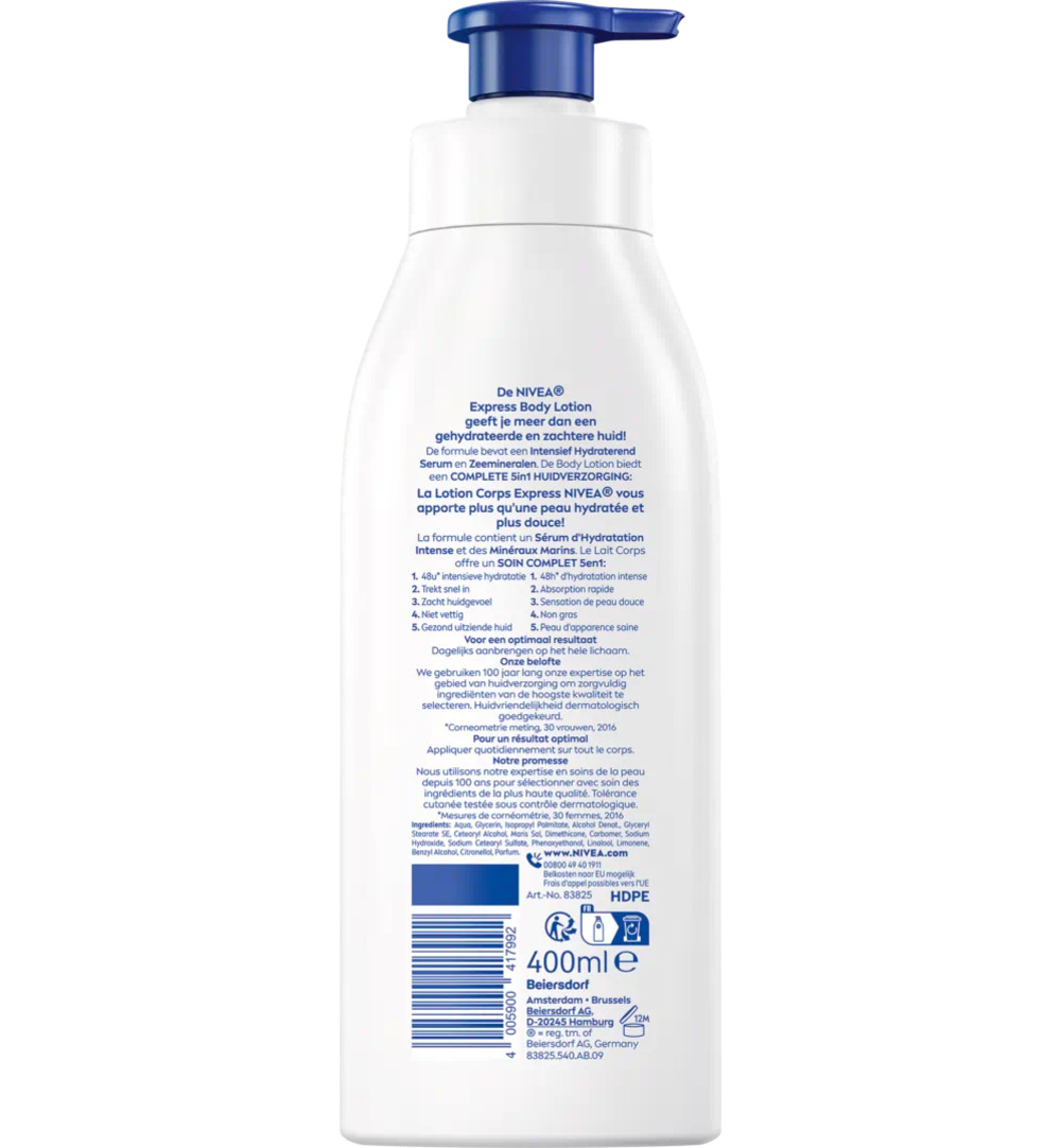 Nivea Body lotion express pomp (400 ml) - image 3