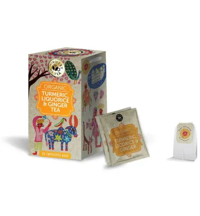 Ministry of Tea Tumeric liquorice ginger bio (20 stuks)