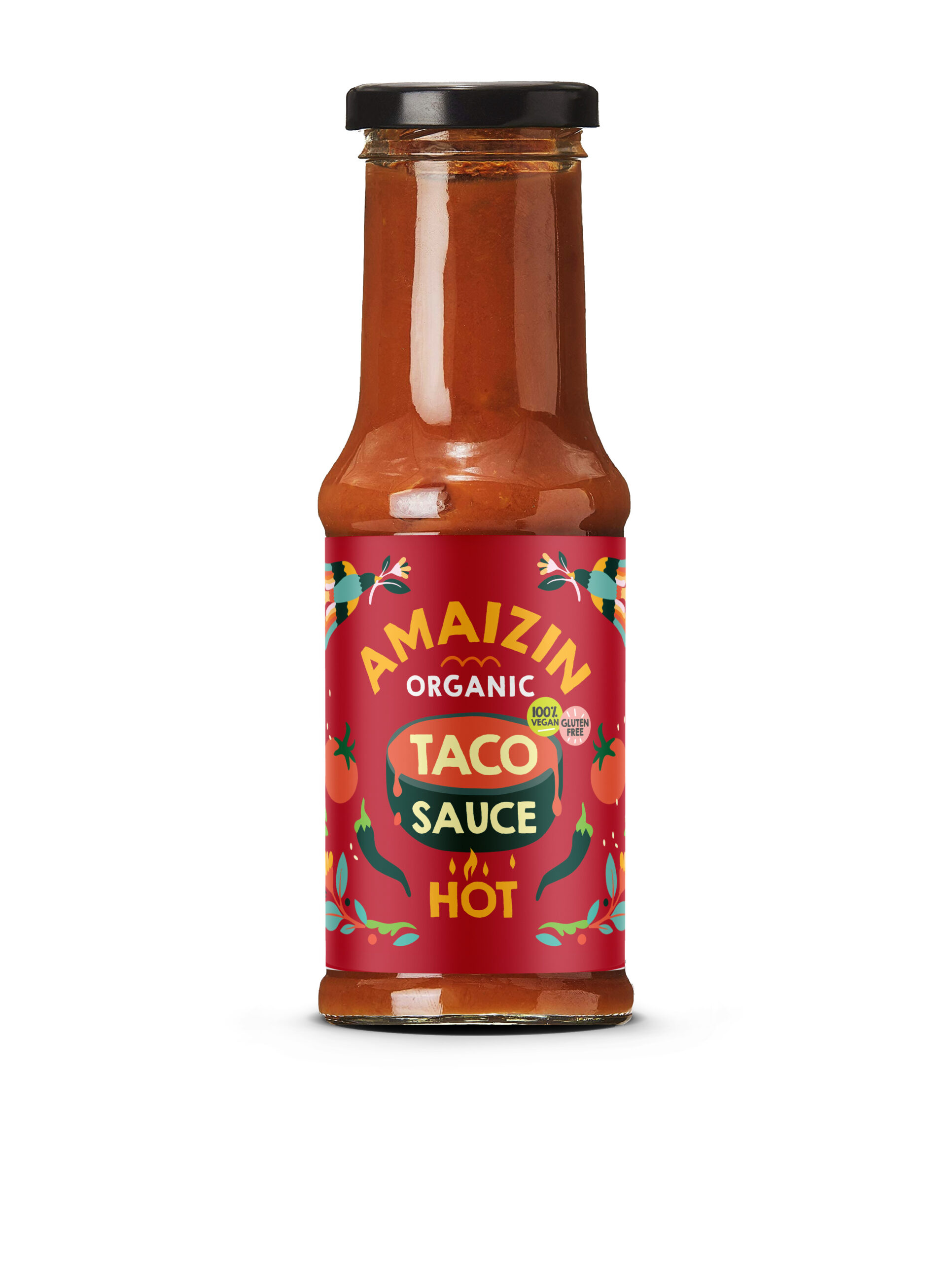 Amaizin Taco Saus Hot Bio (220 gr)