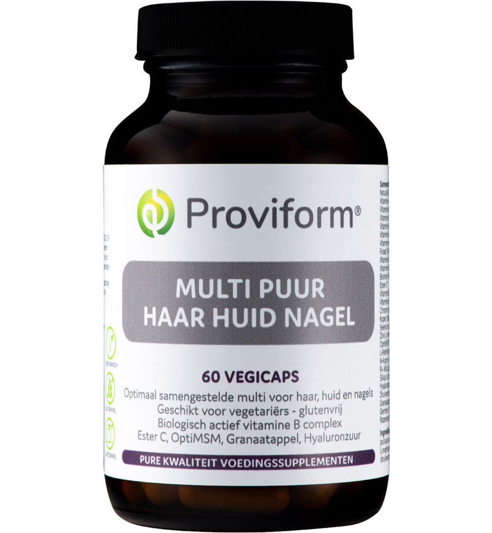 Proviform Multi Puur Huid Haar Nagel (60 vega capsules)