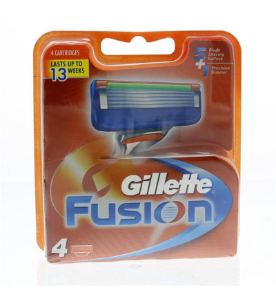 Gillette Fusion 5 mesjes (4 stuks)