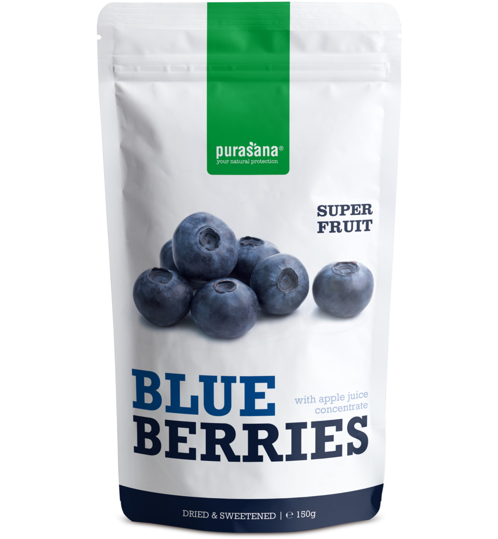 Purasana Blauwe Bessen - Vegan (150 gr)