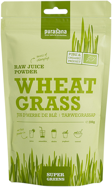 Purasana Tarwegras Sappoeder Bio (200 gr)