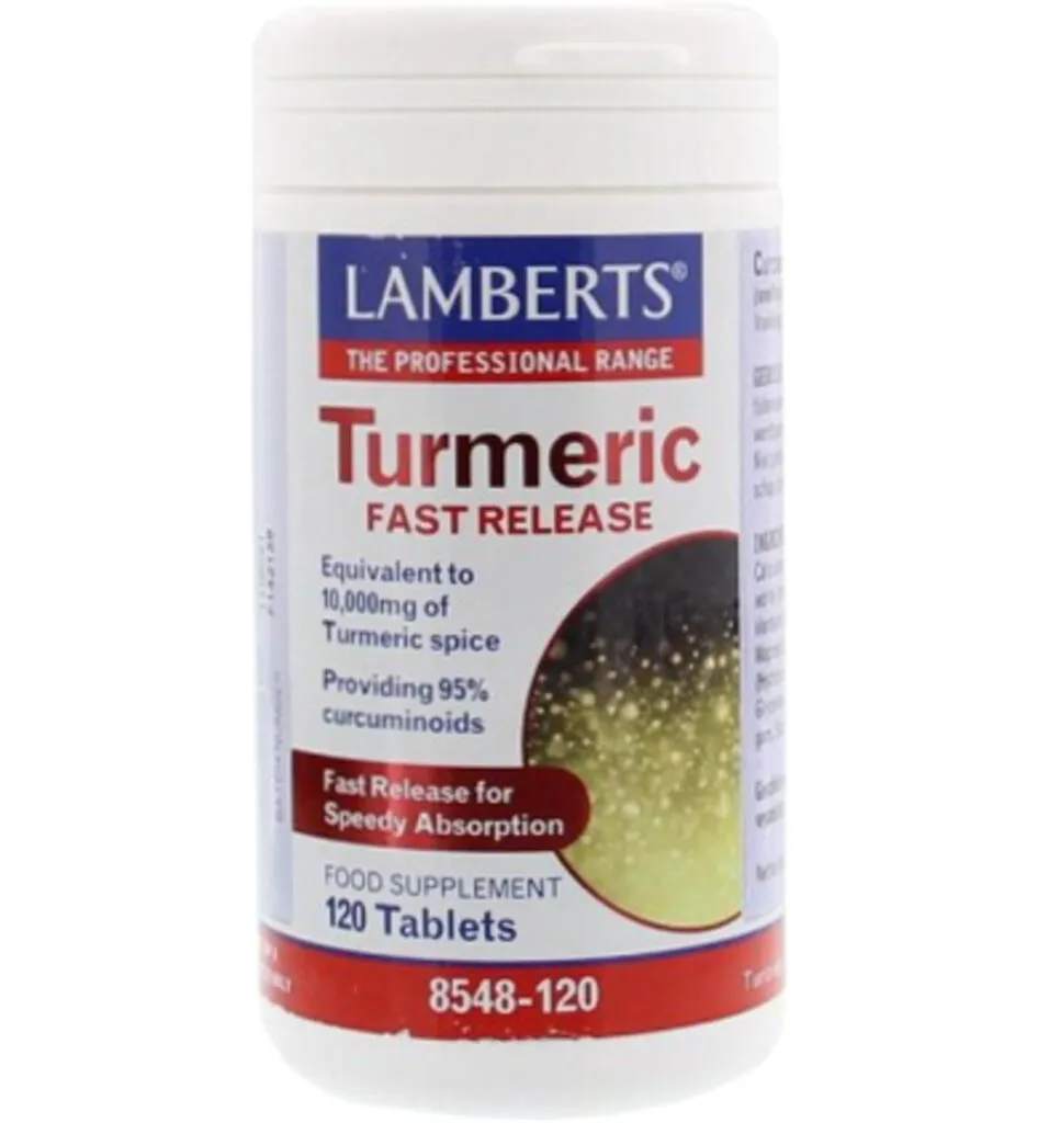 Lamberts Curcuma fast release (120 tabletten)