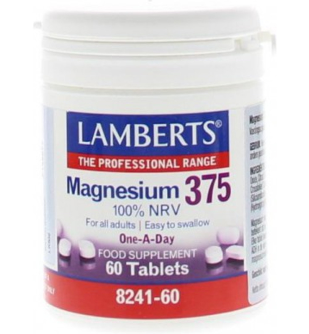 Lamberts Magnesium 375 (60 tabletten)