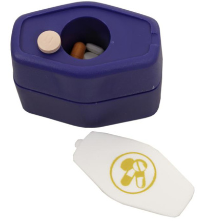 Able 2 Pillenvergummiesizer blauw (1 stuk)