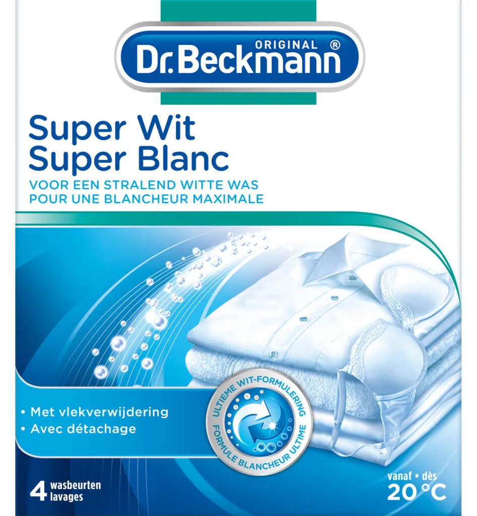 Dr. Beckmann Super wit (4 x 40 gr)
