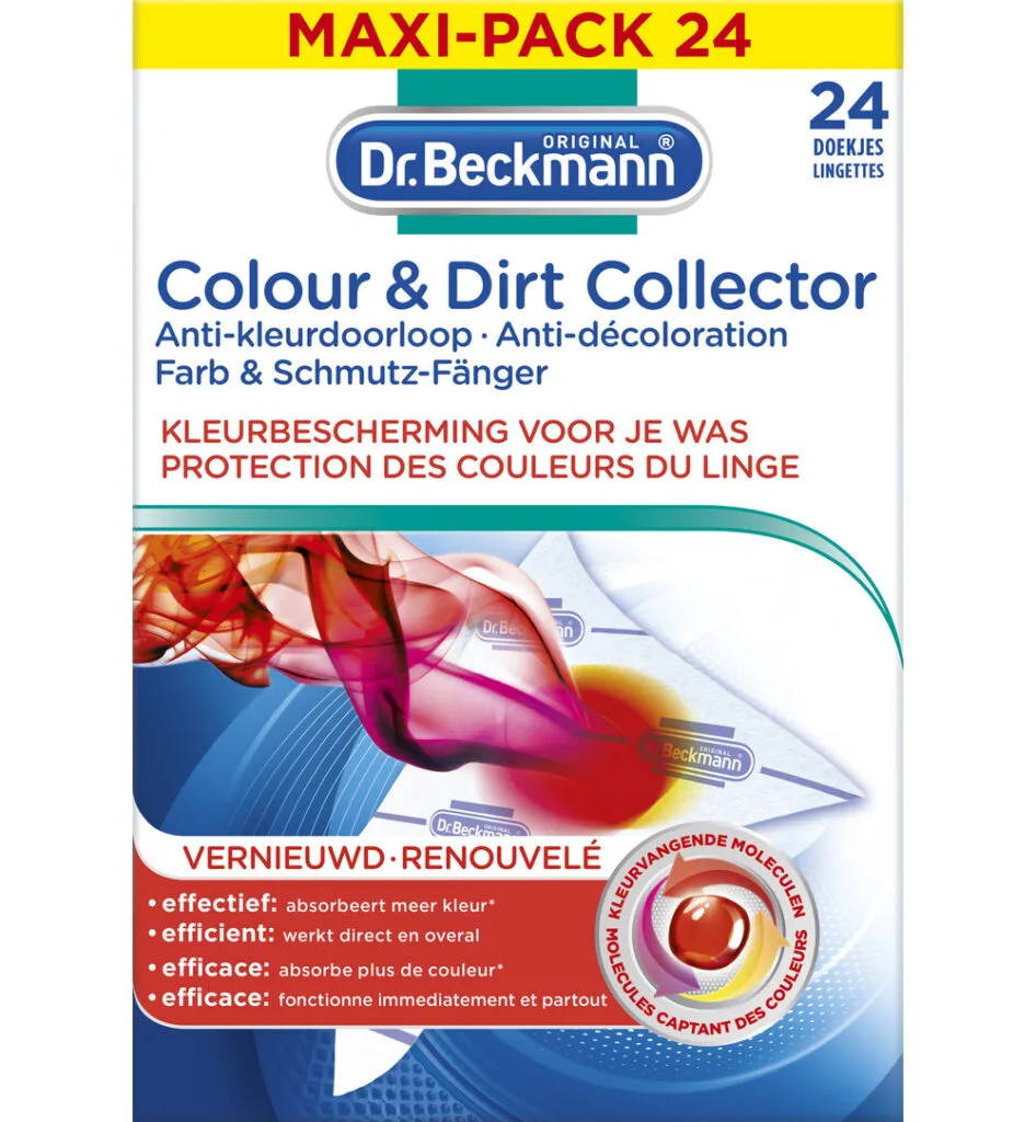 Dr. Beckmann Kleurenvanger (24 stuks)