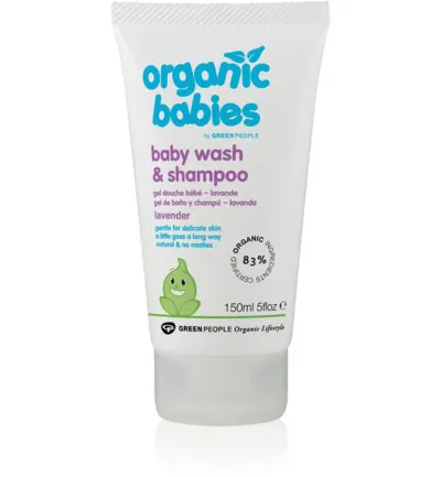 Green People Organic babies wash & shampoo lavender (150 ml)