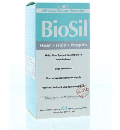 Biosil Silicium Huid Haar Nagels (60 capsules)