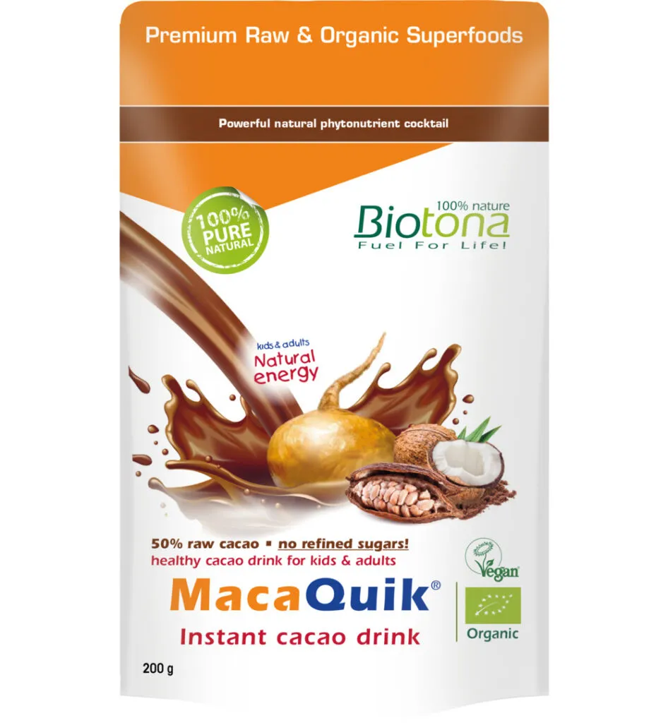 Biotona Macaquick Instant Cacao Bio (200 gr)