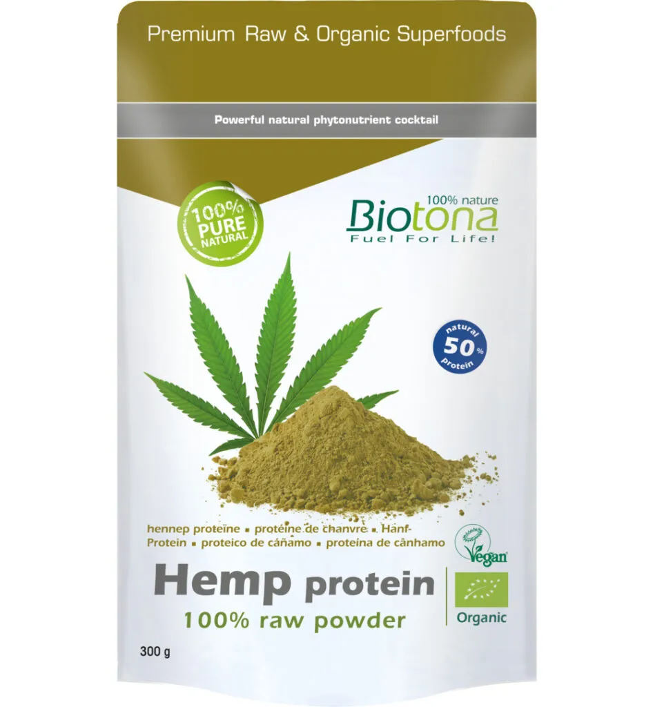 Biotona Hemp Raw Protein Powder Bio (300 gr)
