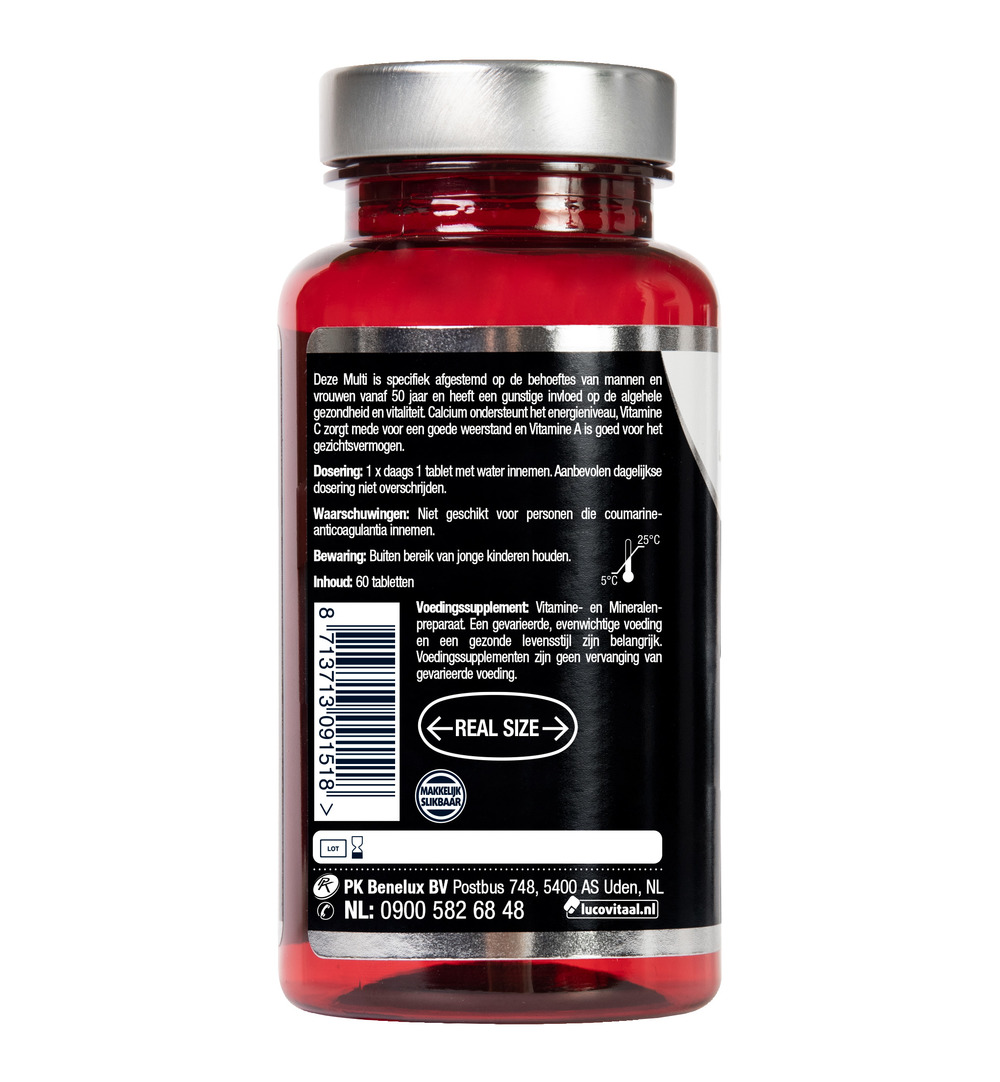 Lucovitaal Multi A-Z 50+ (60 tabletten) - image 3
