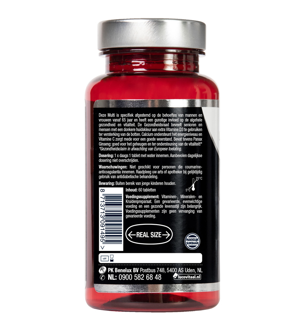 Lucovitaal Multi A-Z 65+ (60 tabletten) - image 3