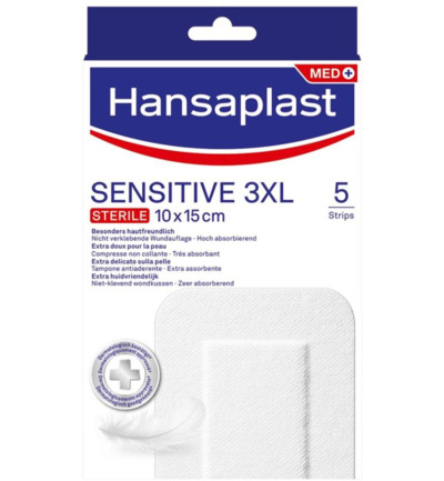 Hansaplast Pleisters sensitive 3XL (5 stuks)