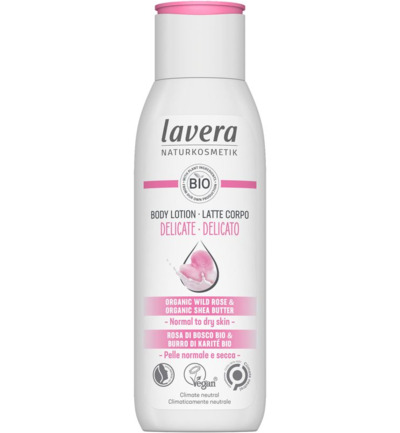 Lavera Bodylotion delicate bio EN-IT (200 ml)