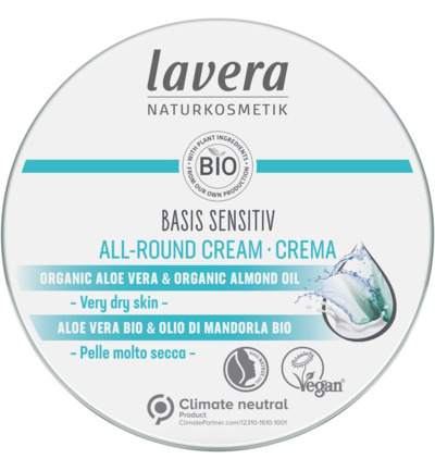 Lavera Basis Sensitiv all-round creme cream bio EN-IT (150 ml)