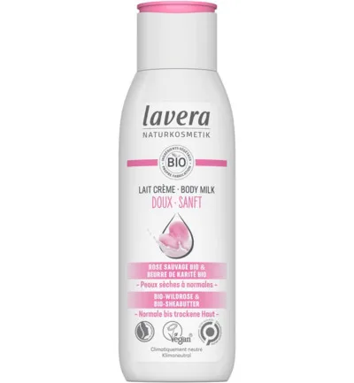 Lavera Bodylotion delicate/lait creme doux bio FR-DE (200 ml)