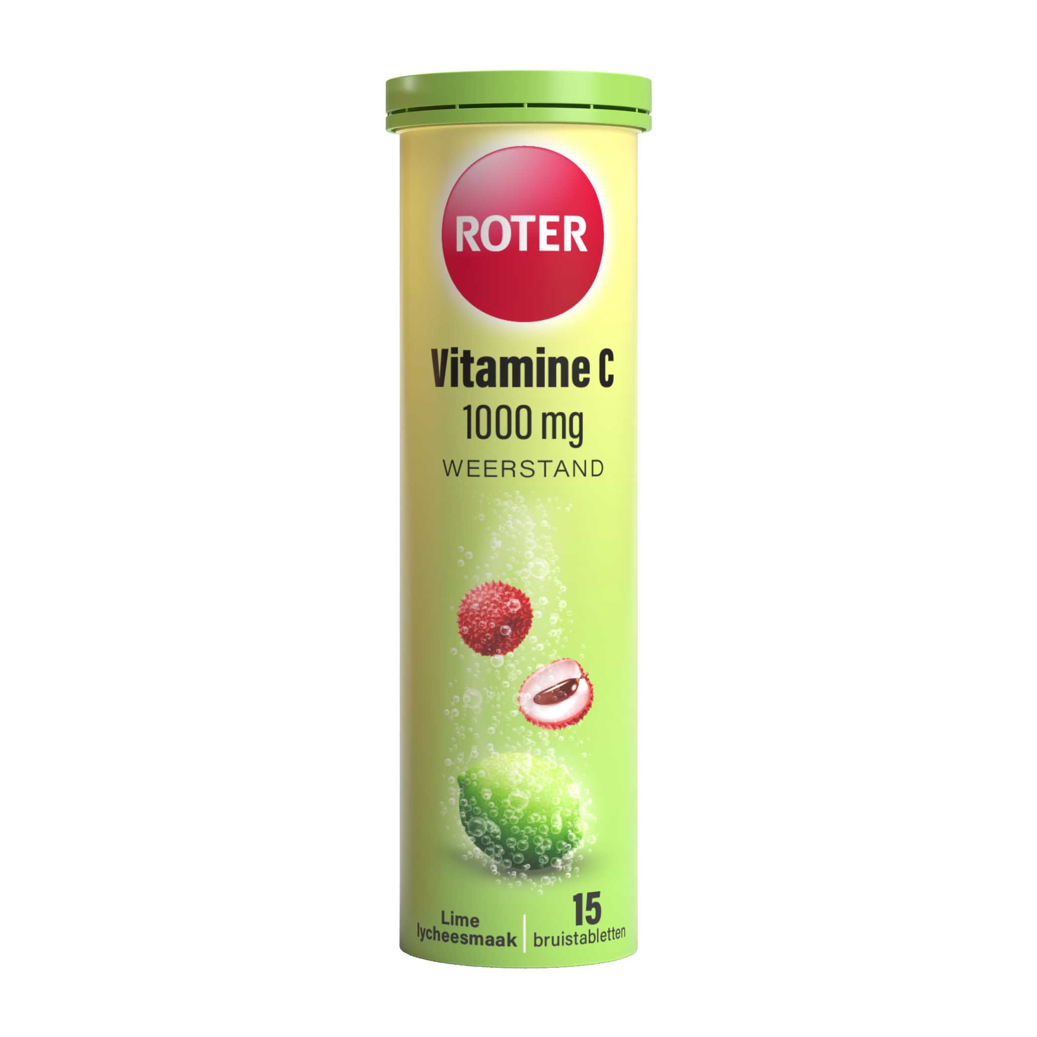 Roter Vitamine C 1000 mg Bruis Limoen (15 bruistabletten)