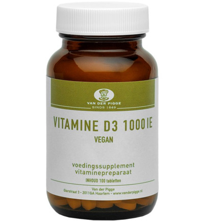Pigge Vitamine D 1000Ie Vegan (100 tabletten)