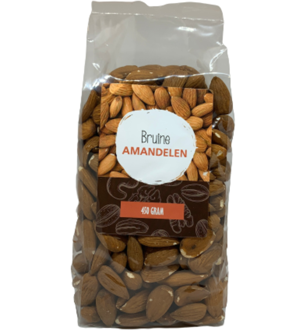 Mijnnatuurwinkel Bruine Amandelen (450 gr)