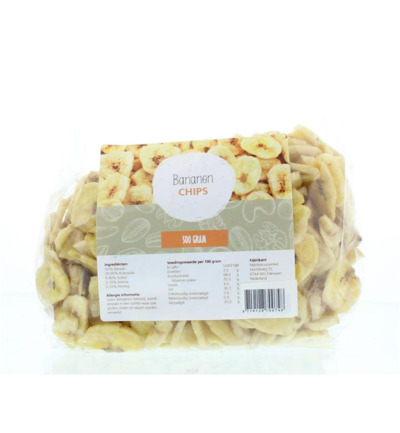 Mijnnatuurwinkel Bananen Chips (500 gr)