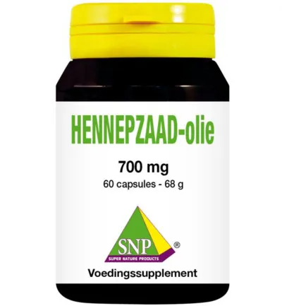 Snp Hennepzaad olie (60 capsules)
