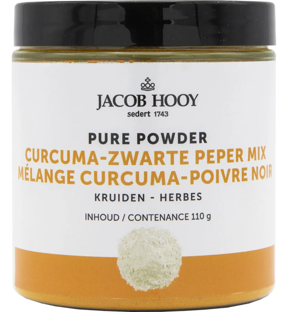 Jacob Hooy Pure Powder Curcuma Zwarte Peper (110 gr)