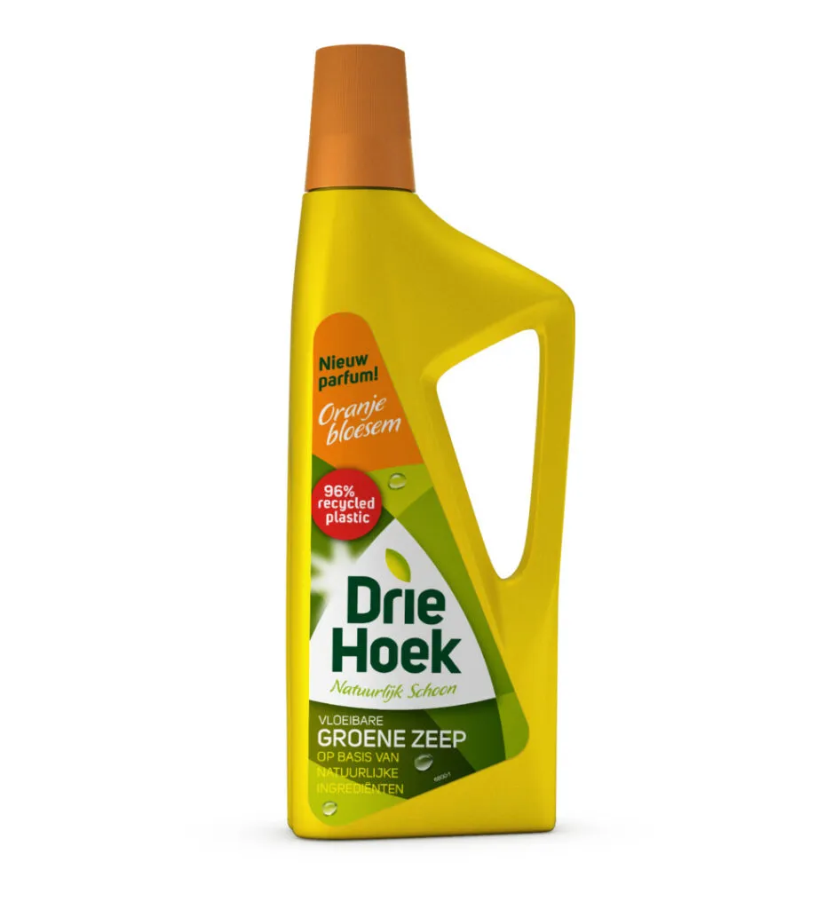Driehoek Vloeibare Groene Zeep Oranjebloesem (725 ml)