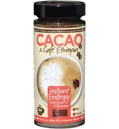 Amanprana Cacao & Ethiopia cafe bio (230 gr)