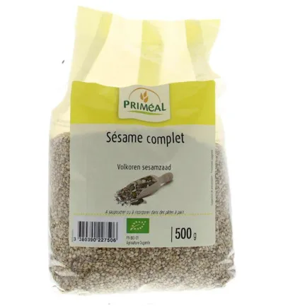 Priméal Volkoren Sesamzaad Bio (500 gr)