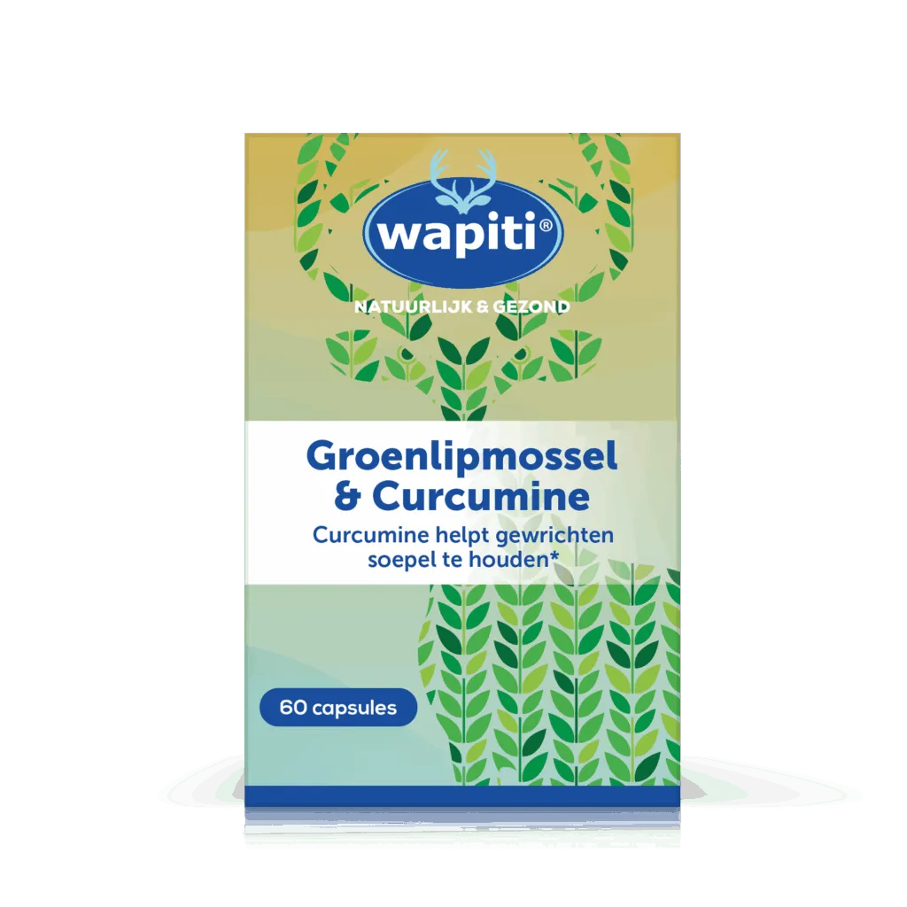 Wapitigroenlipmossel & curcuma (60 capsules)