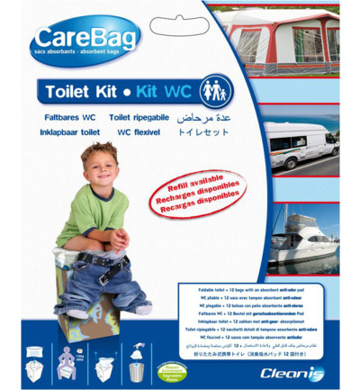 Carebag Meeneemtoilet opvouwbaar (1 set)