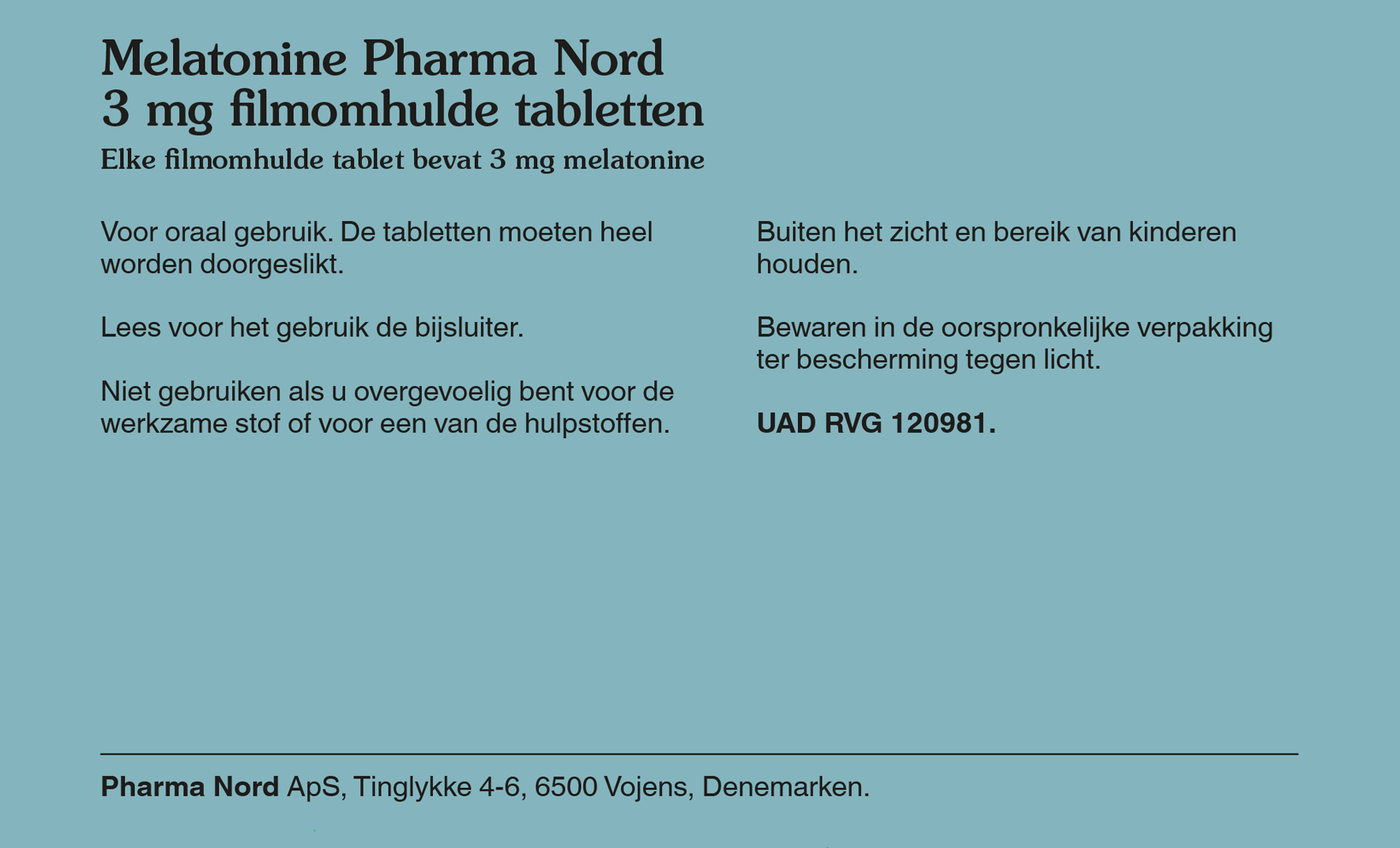 Pharma Nord Melatonine 3Mg (30 tabletten)