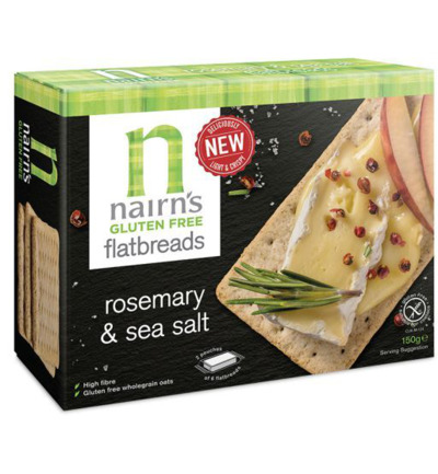 Nairns Flatbread Rosemary & Seasalt (150 gr)