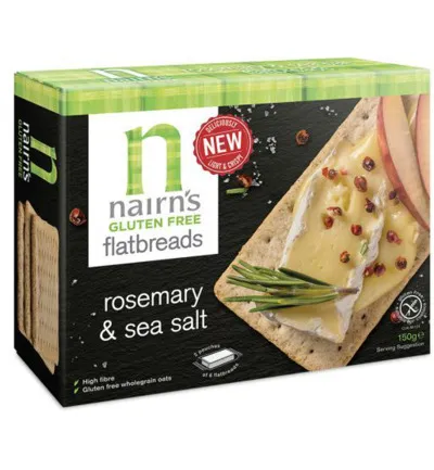 Nairns Flatbread Rosemary & Seasalt (150 gr)
