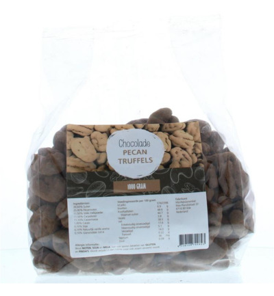 Mijnnatuurwinkel Chocolade Pecan Truffels (1000 gr)