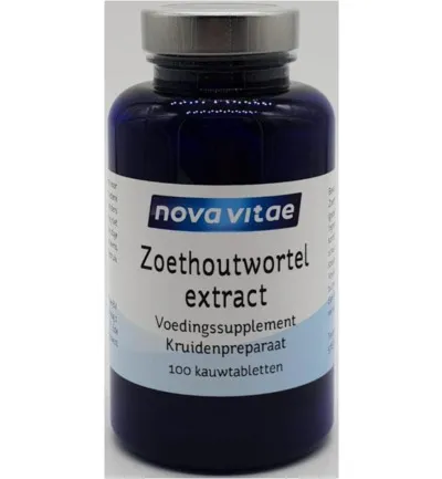 Nova Vitae Zoethoutwortel extract DGL (100 tabletten)