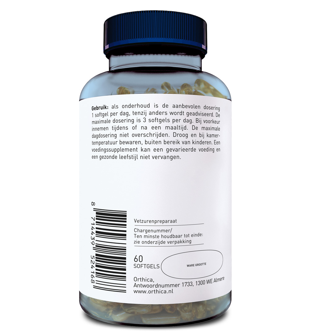 Orthica Omega 3 1000 (60 softgels) - image 2