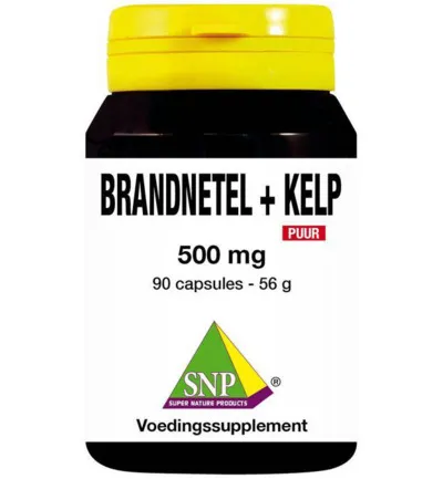 Snp Brandnetel + kelp 500 mg puur (90 capsules)