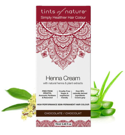 Tints Of Nature Henna cream chocolate semi permanent (70 ml)