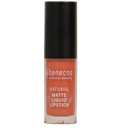 Benecos Lippenstift liquid mat coral kiss (5 ml)