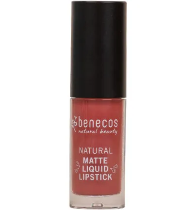 Benecos Lippenstift liquid mat rosewood romance (5 ml)