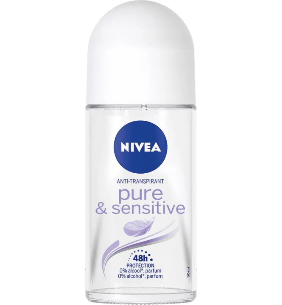 Nivea Deodorant roller sensitive & pure (50 ml)